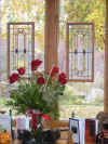oak stained glass frames oak stain 03.jpg (76014 bytes)